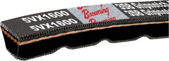 Browning - Section 5VX, 5/8" Wide, 118" Outside Length, Gripnotch V-Belt - Rubber Compound, 358 Gripnotch, No. 5VX1180 - Apex Tool & Supply