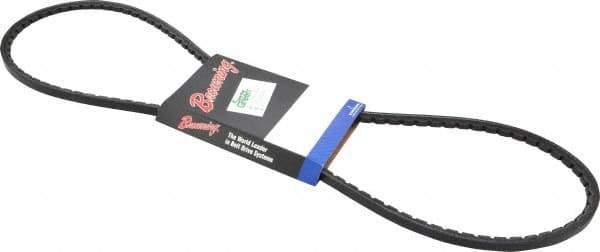 Browning - Section 3VX, 3/8" Wide, 50" Outside Length, Gripnotch V-Belt - Rubber Compound, 358 Gripnotch, No. 3VX500 - Apex Tool & Supply