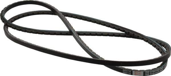 Browning - Section 3VX, 3/8" Wide, 71" Outside Length, Gripnotch V-Belt - Rubber Compound, 358 Gripnotch, No. 3VX710 - Apex Tool & Supply