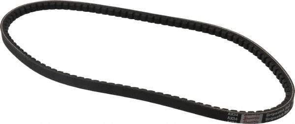 Browning - Section AX, 1/2" Wide, 36" Outside Length, Gripnotch V-Belt - Rubber Compound, Gripnotch, No. AX34 - Apex Tool & Supply