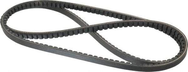 Browning - Section AX, 1/2" Wide, 68" Outside Length, Gripnotch V-Belt - Rubber Compound, Gripnotch, No. AX66 - Apex Tool & Supply