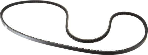 Browning - Section AX, 1/2" Wide, 70" Outside Length, Gripnotch V-Belt - Rubber Compound, Gripnotch, No. AX68 - Apex Tool & Supply
