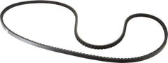 Browning - Section AX, 1/2" Wide, 70" Outside Length, Gripnotch V-Belt - Rubber Compound, Gripnotch, No. AX68 - Apex Tool & Supply