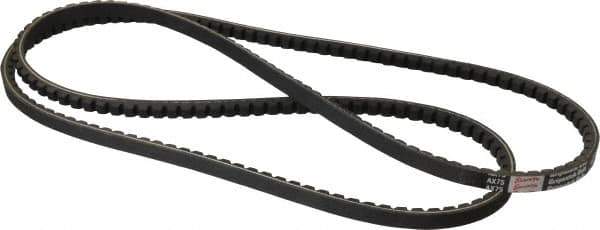 Browning - Section AX, 1/2" Wide, 77" Outside Length, Gripnotch V-Belt - Rubber Compound, Gripnotch, No. AX75 - Apex Tool & Supply