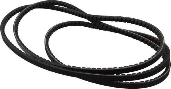 Browning - Section AX, 1/2" Wide, 107" Outside Length, Gripnotch V-Belt - Rubber Compound, Gripnotch, No. AX105 - Apex Tool & Supply