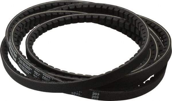 Browning - Section AX, 1/2" Wide, 114" Outside Length, Gripnotch V-Belt - Rubber Compound, Gripnotch, No. AX112 - Apex Tool & Supply