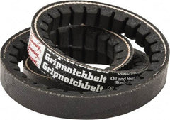 Browning - Section AX, 1/2" Wide, 24" Outside Length, Gripnotch V-Belt - Rubber Compound, Gripnotch, No. AX22 - Apex Tool & Supply