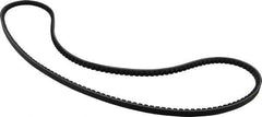 Browning - Section AX, 1/2" Wide, 60" Outside Length, Gripnotch V-Belt - Rubber Compound, Gripnotch, No. AX58 - Apex Tool & Supply