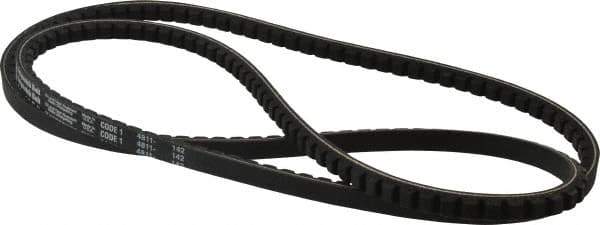Browning - Section AX, 1/2" Wide, 67" Outside Length, Gripnotch V-Belt - Rubber Compound, Gripnotch, No. AX65 - Apex Tool & Supply