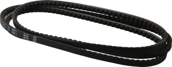 Browning - Section AX, 1/2" Wide, 94" Outside Length, Gripnotch V-Belt - Rubber Compound, Gripnotch, No. AX92 - Apex Tool & Supply
