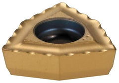 Komet - WOEX06T304 03 Grade BK8425 Carbide Indexable Drill Insert - TiAlN/TiN Finish, Trigon, 10mm Inscribed Circle - Apex Tool & Supply