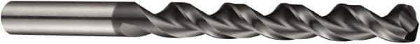 DORMER - 3.9mm 130° Cobalt Jobber Drill - AlCrN Finish, Right Hand Cut, Spiral Flute, Straight Shank, 75mm OAL, Special Type Point - Apex Tool & Supply