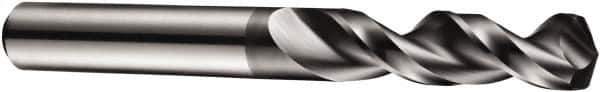DORMER - 0.3661" 130° Spiral Flute Cobalt Screw Machine Drill Bit - AlCrN Finish, Right Hand Cut, 40mm Flute Length, 84mm OAL, Special Type Point, Straight Shank - Apex Tool & Supply
