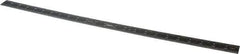 SPI - 24" Long, 1/100, 1/64, 1/50, 1/32" Graduation, Rigid Steel Rule - 16R Graduation Style, 1-1/8" Wide, Black, Black Chrome Finish - Apex Tool & Supply