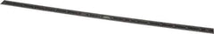 SPI - 18" Long, 1/100, 1/64, 1/50, 1/32" Graduation, Flexible Steel Rule - 16R Graduation Style, 3/4" Wide, Black, Black Chrome Finish - Apex Tool & Supply