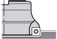 Kennametal - ADKT1622 LC Grade KC410M Carbide Milling Insert - TiB2 Finish, 0.1378" Thick, 0.8mm Corner Radius - Apex Tool & Supply