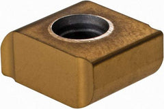 Kennametal - LNEU1255 Grade KC725M Carbide Milling Insert - TiN/TiCN/TiN Finish, 0.2165" Thick, 3.2mm Corner Radius - Apex Tool & Supply