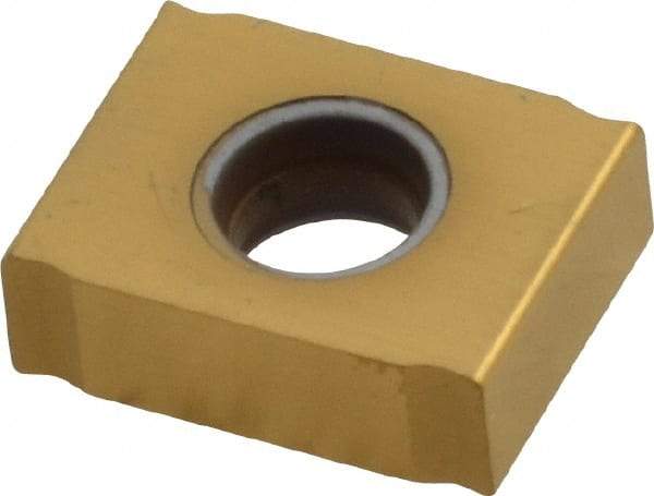 Kennametal - LNEU1240 Grade KC725M Carbide Milling Insert - TiN/TiCN/TiN Finish, 0.1575" Thick, 0.3mm Corner Radius - Apex Tool & Supply