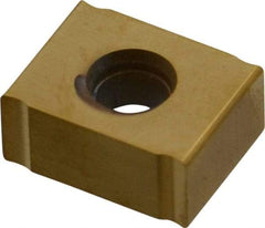 Kennametal - LNEU1255 Grade KC725M Carbide Milling Insert - TiN/TiCN/TiN Finish, 0.2165" Thick, 0.4mm Corner Radius - Apex Tool & Supply