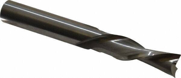 Onsrud - 3/8" Cutting Diam x 1-1/4" Length of Cut, 2 Flute, Downcut Spiral Router Bit - Uncoated, Right Hand Cut, Solid Carbide, 3" OAL x 3/8" Shank Diam, Double Edge, 30° Helix Angle - Apex Tool & Supply