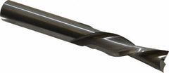 Onsrud - 3/8" Cutting Diam x 1-1/4" Length of Cut, 2 Flute, Downcut Spiral Router Bit - Uncoated, Right Hand Cut, Solid Carbide, 3" OAL x 3/8" Shank Diam, Double Edge, 30° Helix Angle - Apex Tool & Supply