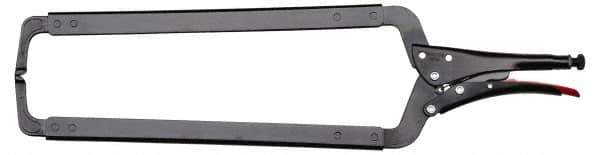 Proto - 24-3/8" OAL C-Clamp Locking Pliers - 15/32" Jaw Width, 16-9/64" Jaw Depth, 15-47/64" Jaw Opening, Standard Handle - Apex Tool & Supply