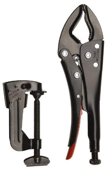 Proto - 4 Piece Locking Plier Set - Comes in Plastic Pouch - Apex Tool & Supply
