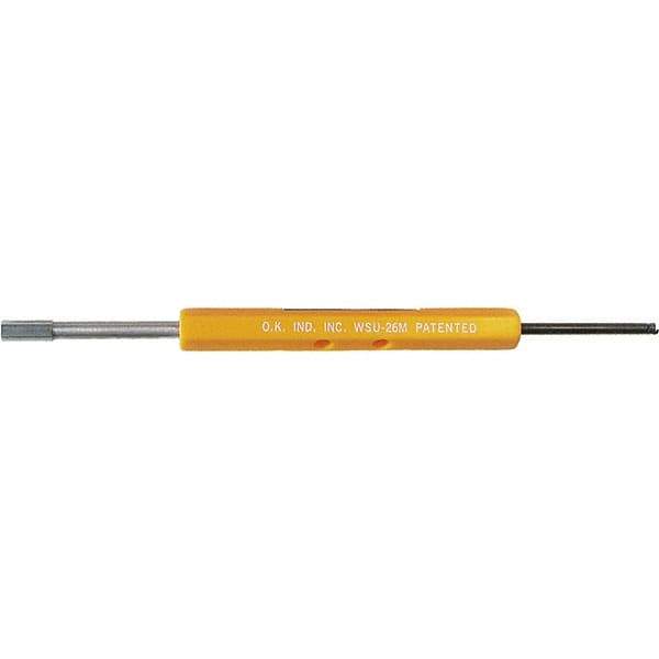OK Industries - 26 AWG, Plastic, Hand Turning Wire Wrapping and Unwrapping Tool - Noninsulated, 1-1/2 Inch Deep - Apex Tool & Supply