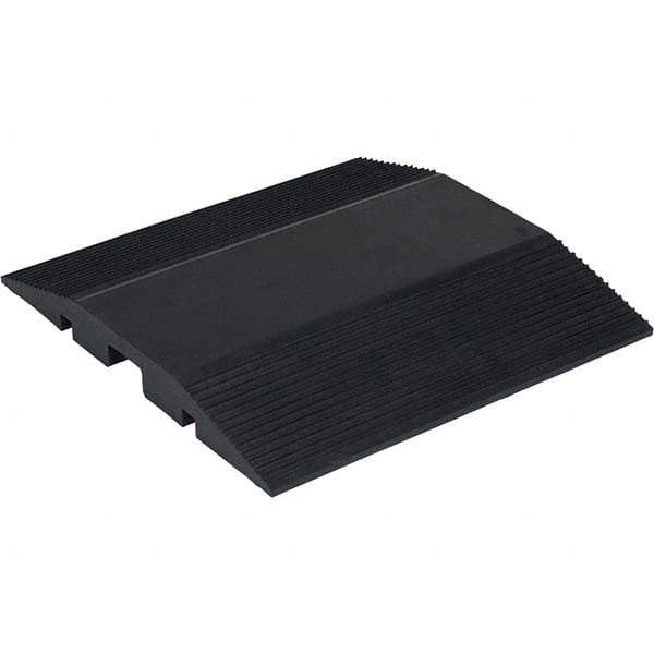 Vestil - 23-1/4" Long x 24" Wide x 1-1/2" High, Rubber Ramp Hose & Cable Crossover - 2,400 Lb Load Limit - Apex Tool & Supply