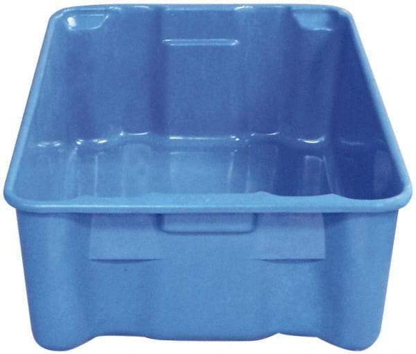 MFG Tray - 500 Lb Load Capacity Blue Fiberglass Tote Container - Stacking, Nesting, 42-1/2" Long x 20" Wide x 14.3" High - Apex Tool & Supply