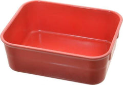 LEWISBins+ - 300 Lb Load Capacity Red Fiberglass Tote Container - Stacking, Nesting, 6.3" Long x 4.9" Wide x 2.1" High - Apex Tool & Supply
