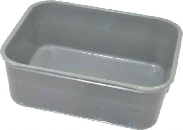 LEWISBins+ - 300 Lb Load Capacity Gray Fiberglass Tote Container - Stacking, Nesting, 6.3" Long x 4.9" Wide x 2.1" High - Apex Tool & Supply