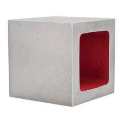Suburban Tool - 5/8" Thick x 4" Wide x 4" High x 4" Deep, Machined Box Parallel - Cast Iron, Square & Parallel within 0.002" per 6", +/-0.0150" Tolerance - Apex Tool & Supply