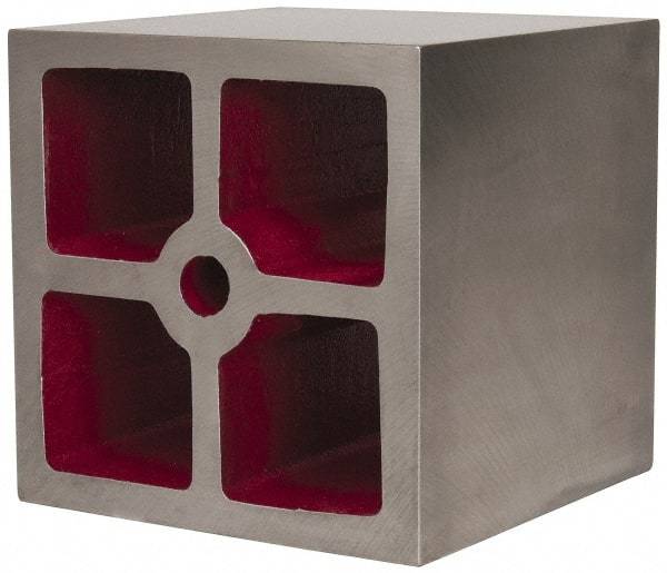 Suburban Tool - 2 Web, 5/8" Thick x 8" Wide x 8" High x 8" Deep, Machined Box Parallel - Cast Iron, Square & Parallel within 0.002" per 6", +/-0.0150" Tolerance - Apex Tool & Supply