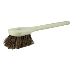 20″ Utility Scrub Brush, Palmyra Fill, Long Handle, Foam Block - Apex Tool & Supply