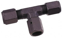 Parker - Metal Flareless Bite Tube Male Branch Tee - 3/4 NPTF - Apex Tool & Supply
