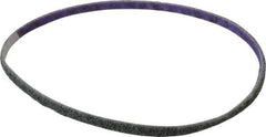 3M - 1/4" Wide x 18" OAL, Aluminum Oxide Abrasive Belt - Aluminum Oxide, Fine, Nonwoven, Series DF-BL - Apex Tool & Supply