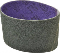 3M - 3-1/2" Wide x 15-1/2" OAL, Aluminum Oxide Abrasive Belt - Aluminum Oxide, Fine, Nonwoven, Series DF-BL - Apex Tool & Supply