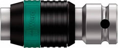 Wera - 1/4" Drive, 1/4" Insert, Hex Drive Bit Adapter - Apex Tool & Supply
