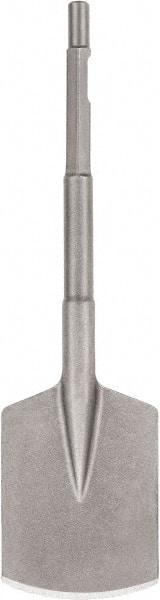 DeWALT - 4" Head Width, 4-1/2" OAL, 0.7" Shank Diam, Spade Chisel - Spline Drive, Spline Shank, Steel - Apex Tool & Supply