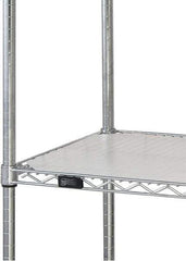 Quantum Storage - 24" Wide, Open Shelving Accessory/Component - HDPE, Polyethylene Finish, 48" Long, Use with Wire Shelving Units - Apex Tool & Supply