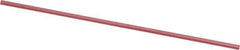 Value Collection - Round, Synthetic Ruby, Midget Finishing Stick - 50mm Long x 1mm Wide, Fine Grade - Apex Tool & Supply
