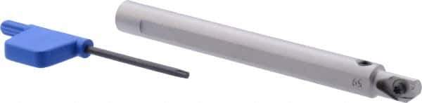 Iscar - MIFHR, Internal, Right Hand, 12.5mm Max Depth of Cut, Indexable Grooving Tool Holder - MI.R Insert Compatibility, 10mm Shank Width, 102.5mm OAL, Through Coolant - Apex Tool & Supply