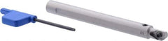 Iscar - MIFHR, Internal, Right Hand, 12.5mm Max Depth of Cut, Indexable Grooving Tool Holder - MI.R Insert Compatibility, 10mm Shank Width, 102.5mm OAL, Through Coolant - Apex Tool & Supply