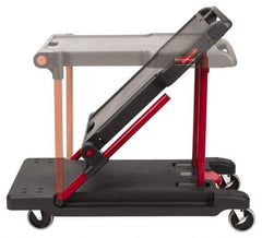 Rubbermaid - 400 Lb Capacity Plastic Convertible Utility Cart / Platform Truck - 24" OAW - Apex Tool & Supply