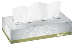 Kleenex - Flat Box of White Facial Tissues - 2 Ply - Apex Tool & Supply