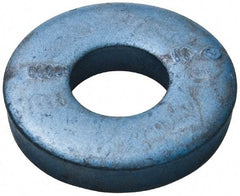 Metric Blue - M12 Screw, Alloy Steel Standard Flat Washer - 14.22mm ID x 26.37mm OD, 3.71mm Thick - Apex Tool & Supply