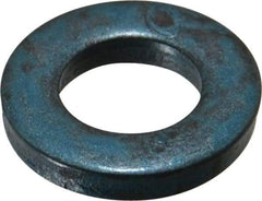 Metric Blue - M8 Screw, Alloy Steel Standard Flat Washer - 9.32mm ID x 17.75mm OD, 3mm Thick - Apex Tool & Supply