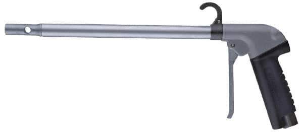 Guardair - 120 Max psi Maximum Power Venturi Nozzle Pistol Grip Blow Gun - 3/8 NPT, 18" Tube Length, Aluminum - Apex Tool & Supply
