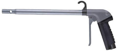 Guardair - 120 Max psi Maximum Power Venturi Nozzle Pistol Grip Blow Gun - 3/8 NPT, 12" Tube Length, Aluminum - Apex Tool & Supply